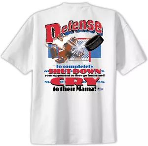 T-Shirt Hockey Defense Jersey kurzärmeliges Hockey-T-Shirt neu Größen für Erwachsene und Jugendliche - Bild 1 von 2