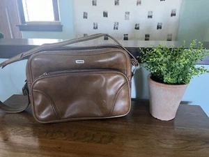 De Colección Bolsa de Viaje Airway Equipaje Maleta Maleta De Colección Años 60 70 Correa para el Hombro - Imagen 1 de 13