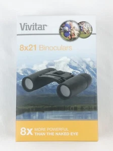 Vivitar 8X21 Binoculars with Carrying Case and Neck Strap New in Box - Picture 1 of 10