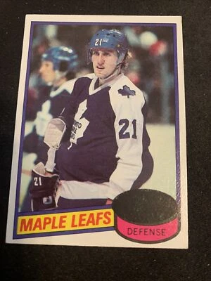 1980-81 Topps Hockey Card #210 Borje Salming Toronto Maple Leafs Nm Free Ship! - Image 1 of 3