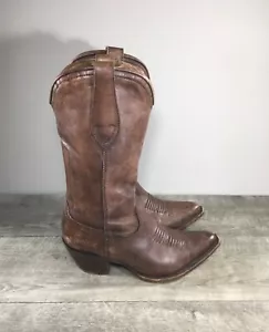 Womens Ariat 10019979 Josefina J Toe Brown Leather Cowgirl Western Boots 6.5 B - Picture 1 of 10