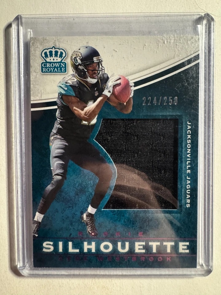 K284,637- 2017 Crown Royale Rookie Silhouette Jersey Pink #15 Dede Westbrook/250 - Image 1 of 1