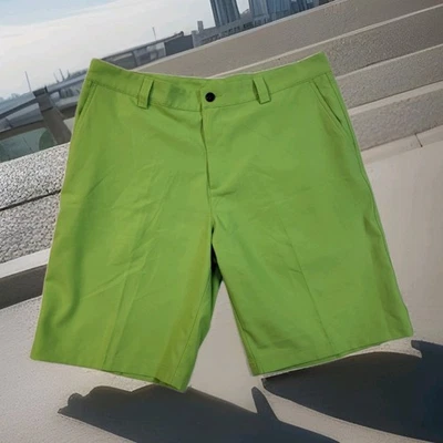 Pantalones Cortos de Golf Adidas ClimaLite Verde Lima Talla 36 RN88387 Foto 1 de 4