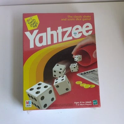 Yahtzee Game 1998 Milton Bradley Hasbro Dice Game Factory Sealed Brand New - Image 1 of 4