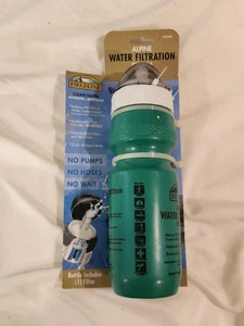 Botella de agua Sportline GOWalking 16 oz - verde sin BPA - tapa superior con clip - nueva de stock... - Imagen 1 de 4