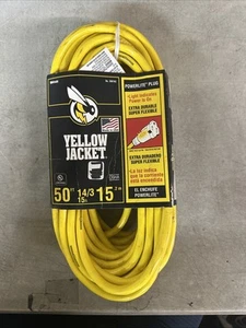 NEW Yellow Jacket Powerlite Plug 50ft Extra Durable Super Flexible PN: 2887AC - Picture 1 of 4