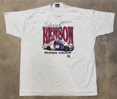 Vintage 1995 Johnny Benson Jr. Nascar Truck Series Tee - 2XL - Image 1 of 4