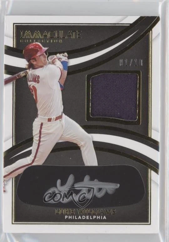 2022 Immaculate Prime Relics Black Jacket /10 Luke Williams Rookie Auto RC - Image 1 of 2