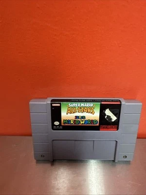 Jogo Super Mario All-Stars + Super Mario World Super Nintendo SNES SOMENTE! - Imagem 1 de 4