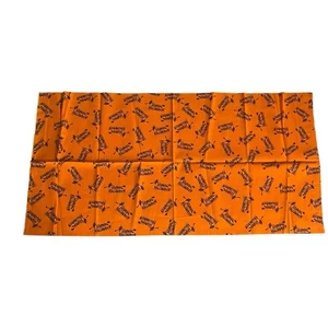 Feliz Halloween patrón de tela naranja vintage - Imagen 1 de 4