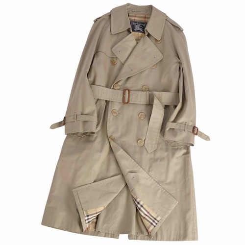 Cappotto Burberry vintage Burberrys trench check cotone gabardine usato0
