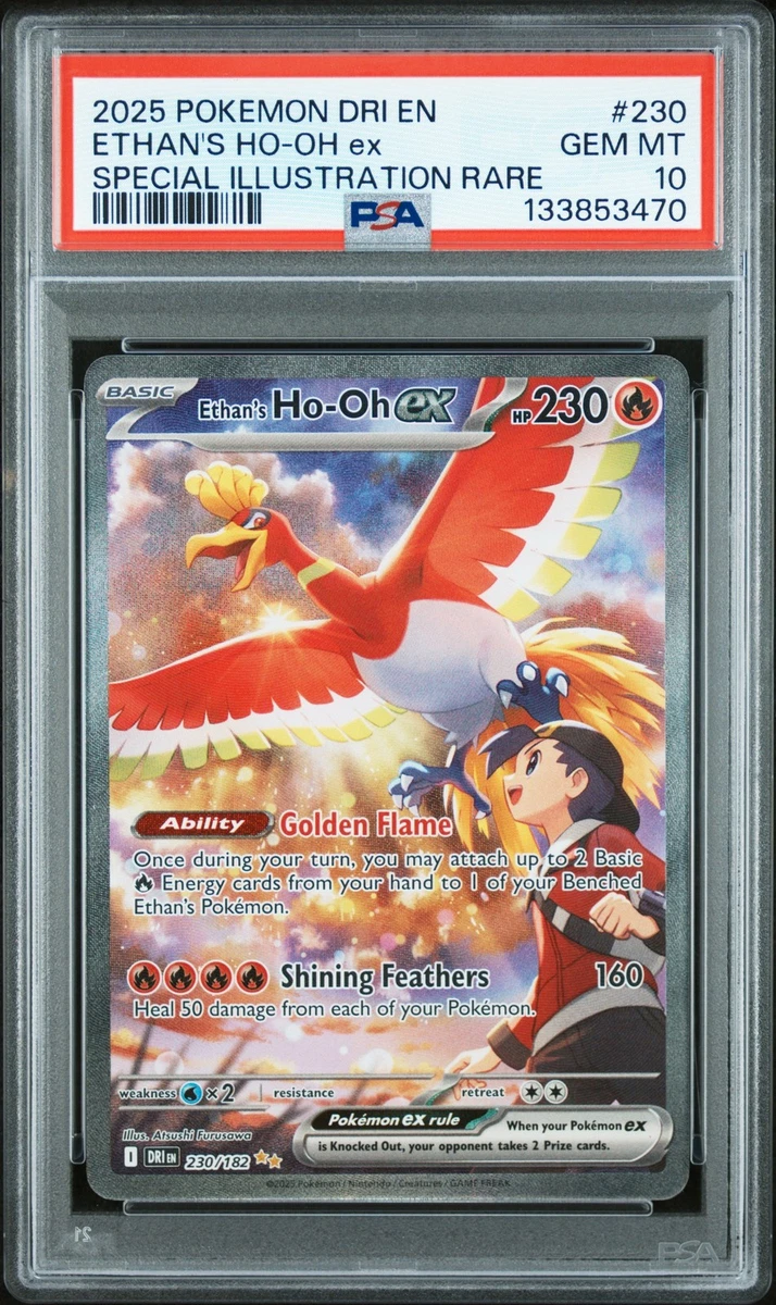Ho-Oh Pokémon TCG Professional Sports Authenticator (PSA) Grade 10