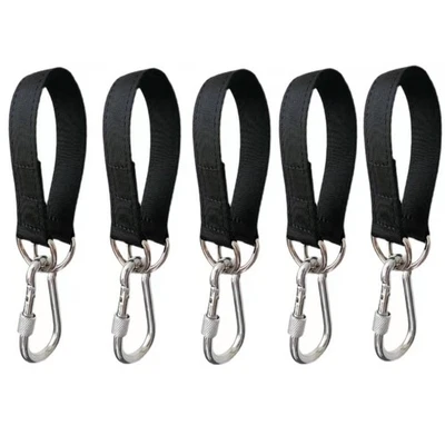 Lock Carabiner For Swing Hammocks, Easy To Use Tree Swing Strap Hanging Set - Image 1 of 4