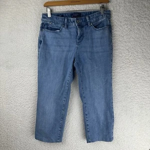 Talbots Simply Flattering Denim Capri Stretch Jeans Cropped Modifiziert Größe 6P - Bild 1 von 9