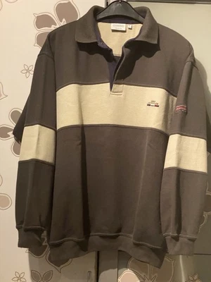 Canda- Herren Polo Pullover L-XL Cotton(55%),d.grün/ Grau,warm Gut Erhaltene - Bild 1 von 4