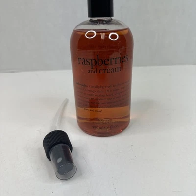 Philosophy Framboesas e Creme (Spritz) 16oz Novo Com BOMBA - Imagem 1 de 4