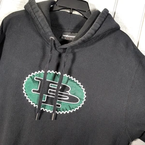 The Hundreds schwarzer Hoodie genähter dicker Pullover Herren Vintage - Größe Large L - Bild 1 von 6