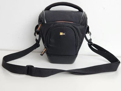 Case Logic SLR  Zoom Holster Case Camera Bag with Strap SLRC-201 Black Orange - Image 1 of 4
