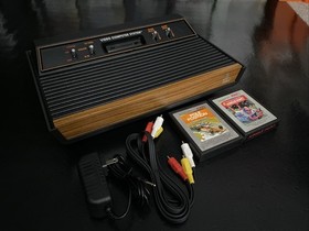 Reconditioned Atari 2600 4 Switch Console w/ Component RCA Mod & 2 Games
