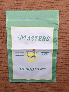 Masters Golf Garten Flagge doppelseitig 12 x 18 Neu Masters Golf Flagge - Bild 1 von 3