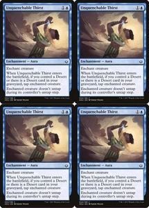 4x MTG 2017 SETE INESTINGUIBILE - AURA INCANTESIMO - CARTA MAGICA x4 copie - Foto 1 di 2