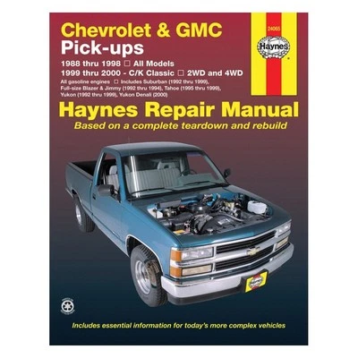 For Chevy Tahoe 1995-1999 Haynes Manuals 24065 Repair Manual Foto 1 de 4