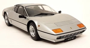 KK 1/18 - Ferrari 512BB 1981 Sliver Diecast Model Car - Picture 1 of 5