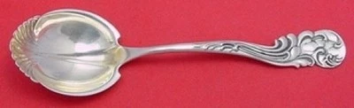 Marquis by Frank Whiting Sterling Silver Sugar Spoon Fluted Scalloped 5 3/4" - Image 1 of 2