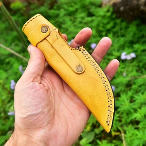 vertical scout carry genuine leather knife sheath outdoor ideal knife case x359 - Picture 1 of 4
