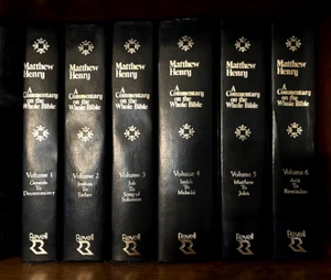 Matthew Henry A Commentary On The Whole Bible 1986 Ref. Library Ed 6 Volumns - Picture 1 of 4