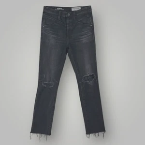 Adriano Goldschmied The Isabelle X High Rise Distressed Crop Jeans Women's 26R - Picture 1 of 14