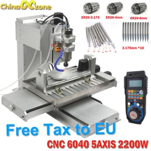 CNC 5Achsen 6040 2.2KW Router Gravur USB Port Fräsen Metall / Aluminium Maschine - Picture 1 of 9