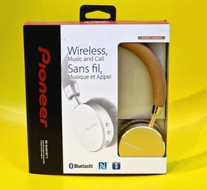 Pioneer SE-MJ561BT-T Auriculares Inalámbricos Bluetooth - Dorado/Marrón NUEVO - Imagen 1 de 3