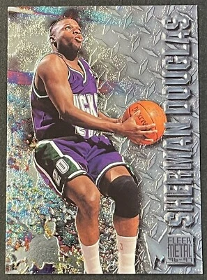 1996-97 Fleer Metal Milwaukee Bucks Basketball Card #56 Sherman Douglas - Image 1 of 2