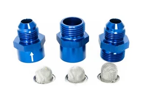 Turbocharger Oil Filter Kit Dash 8 / -8AN / JIC 8 Blue Anodized - Picture 1 of 10
