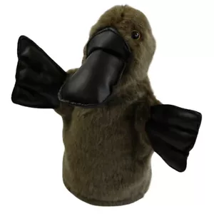 Australia Animal Souvenir Fauna Platypus Hand Puppet Soft Fluffy Plush Toy - Bild 1 von 9