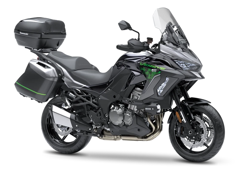 Juego Estuche Lateral Kawasaki Versys1000 S Gris Grafito Metálico del Modelo 2022 Foto 1 de 1