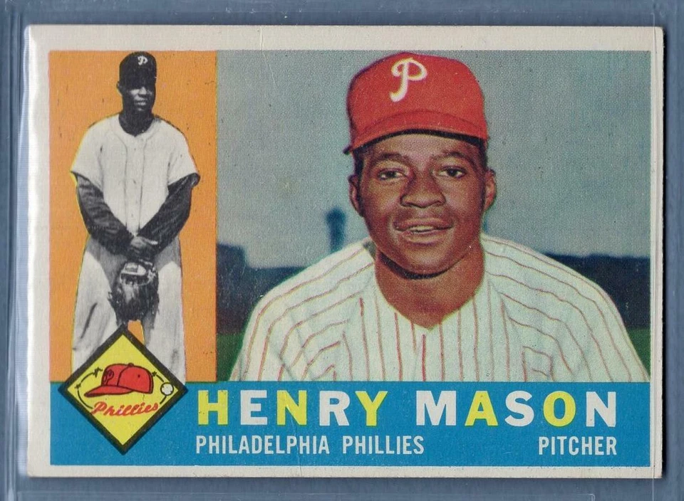 1960 Topps #331 Henry Mason EX-MT  GO560 - Image 1 of 1