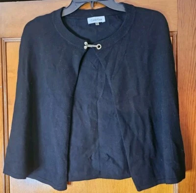 Vestido Calvin Klein Talla Única Hombro Capa Cierre Frontal Foto 1 de 4