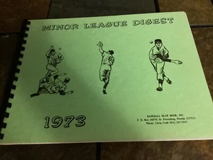 Baseball Blue Book 1973, Inc. Minor League Digest - Imagen 1 de 10