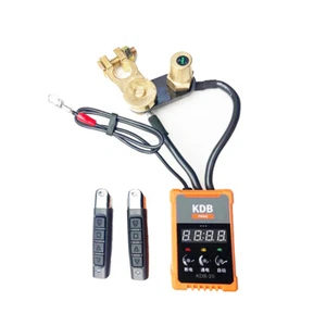 12V Wireless Remote Car Battery Disconnect Cut Off Switches Voltmeter Display - Bild 1 von 11