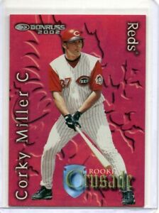 2002 Donruss Rookies Baseball Crusade #RC-1 Corky Miller /1500 Reds SP