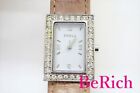 Furla Furla Women's Watch Rhinestone Bezel White White Dial Ss Leather Bless Ana