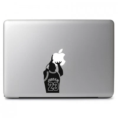 US Basketball Legend Star Jordan Really Decal Sticker for Apple Macbook Air Pro - Image 1 of 2