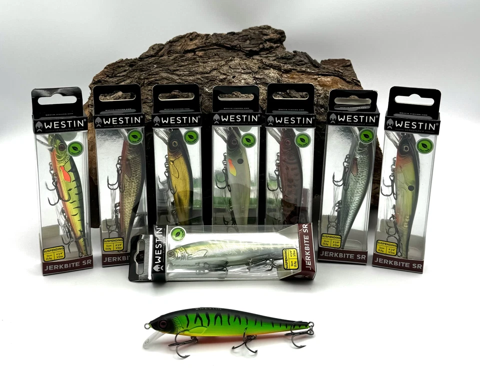 Westin Jerkbite SR 11cm 13,5g 12 Farben Twitchbait Wobbler Jerkbait DER ANGLER - Bild 1 von 1