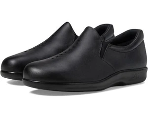SAS Viva Women's  Slip On Comfort Walking Shoe Loafer Black leather - Picture 1 of 5