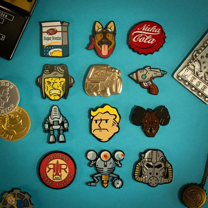 Fallout Mystery Pins Bethesda Series Rare and Limited Edition Official Merch - Image 1 of 4