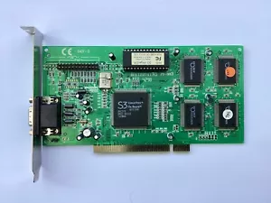 S3 VIRGE / DX ON BOARD Q5E2BB 4MB PCI VGA GRAPHICS CARD - Picture 1 of 1