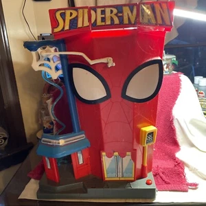 Playskool Spiderman Lizard Stunt City Playset Lights n Sounds 2011 Hasbro - Picture 1 of 4