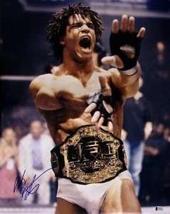 Carlos Newton Signed 16x20 Photo BAS COA Pride FC UFC 31 Belt Picture Autograph - Picture 1 of 24